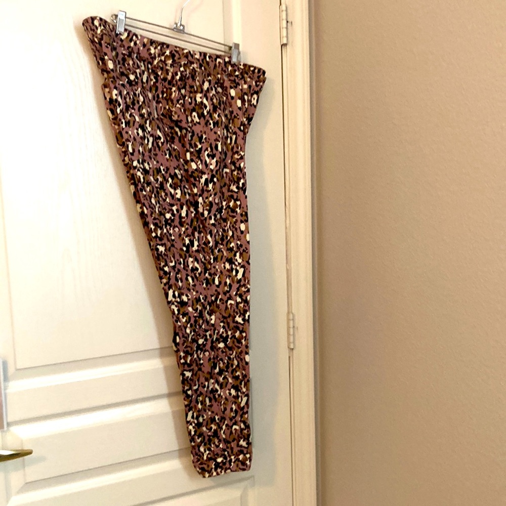 Like new animal print Lane Bryant Jeggings